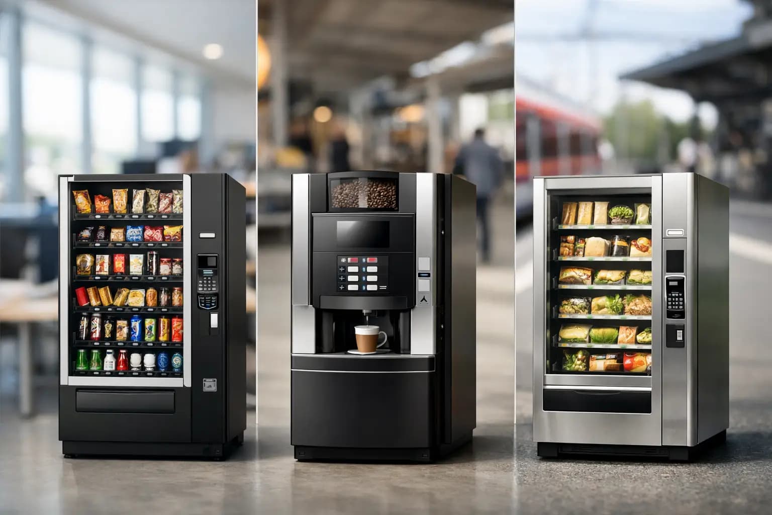 Welcher Automat passt zum Standort?