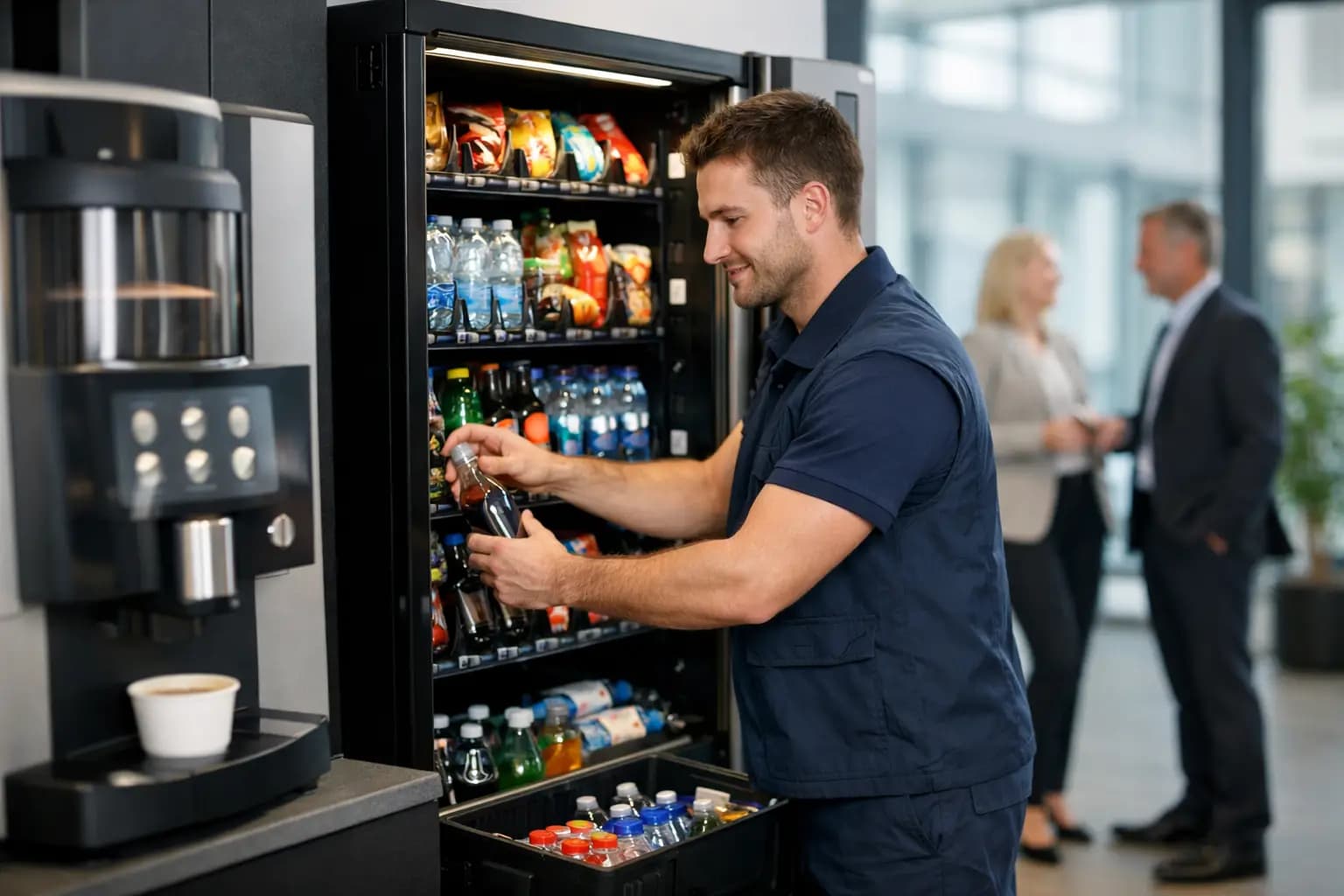 Automatenservice für den Gewerbestandort