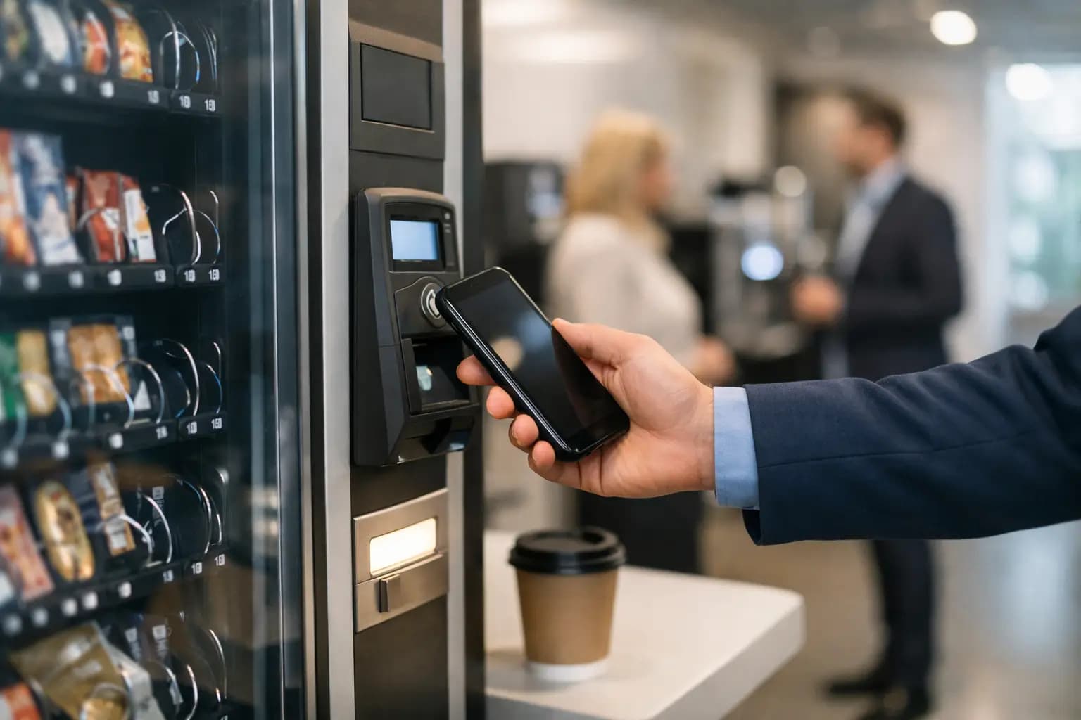 Zukunft bargeldloser Automaten im Betrieb