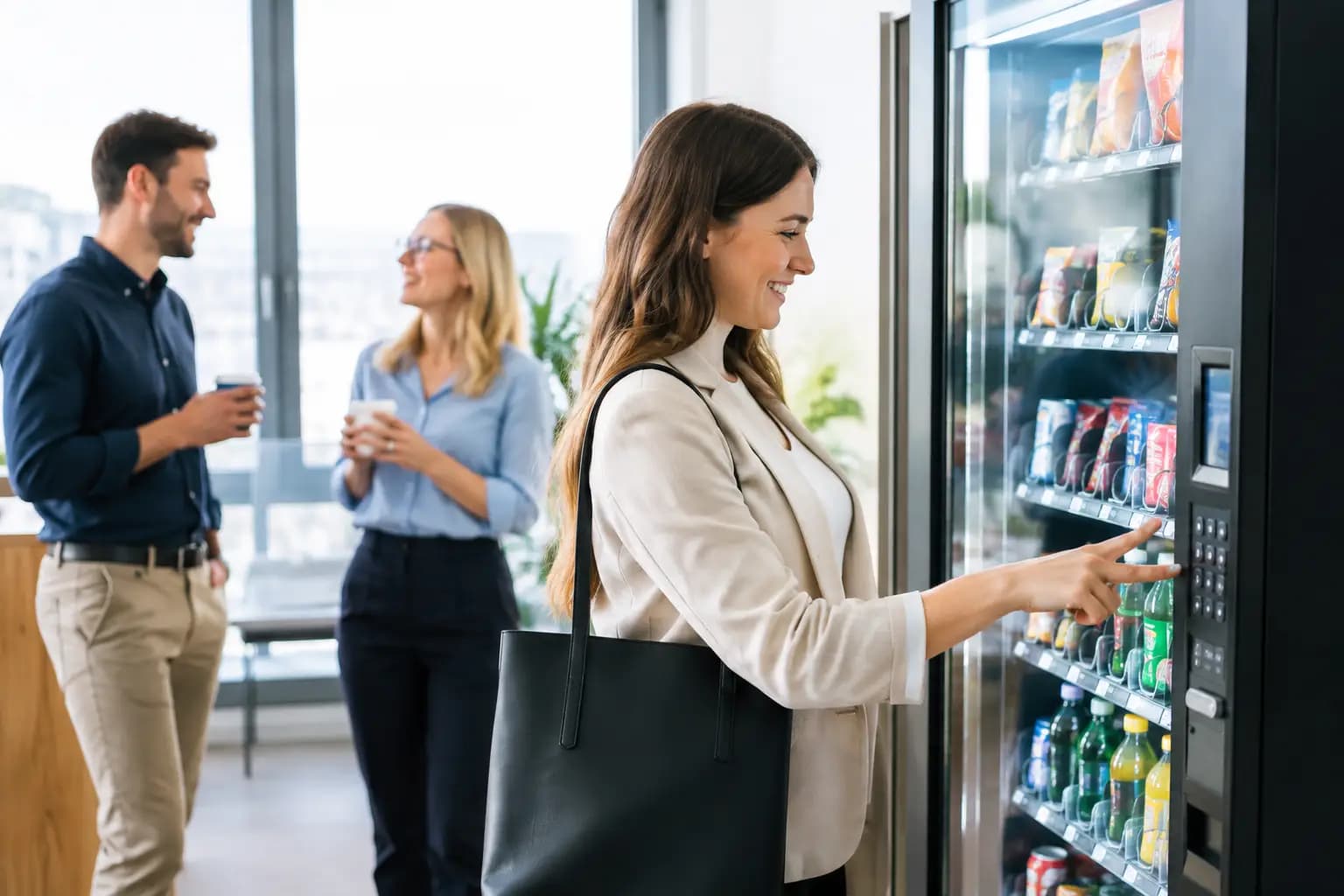 Snackautomat für Krefelder Unternehmen wählen
