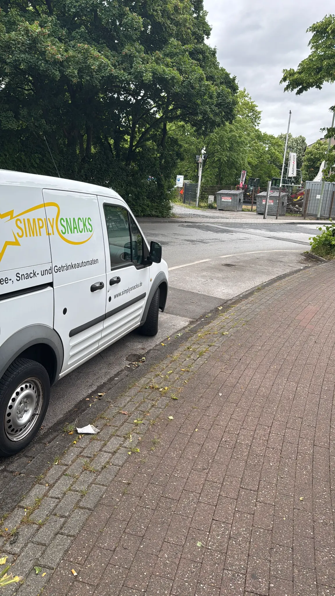 SimplySnacks Lieferfahrzeug