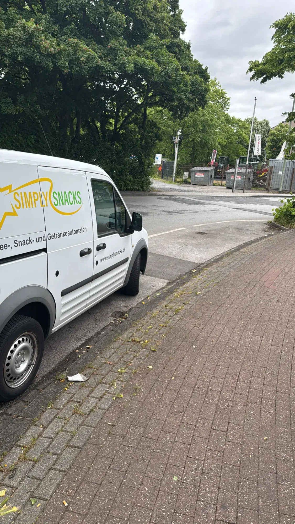 SimplySnacks Lieferfahrzeug