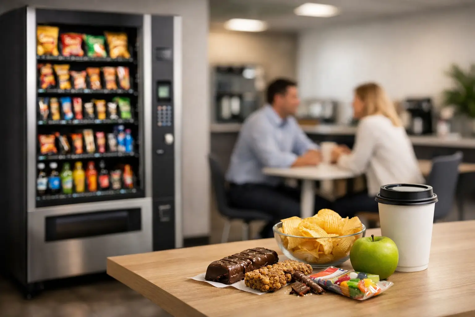Snackautomat für den Pausenraum sinnvoll?