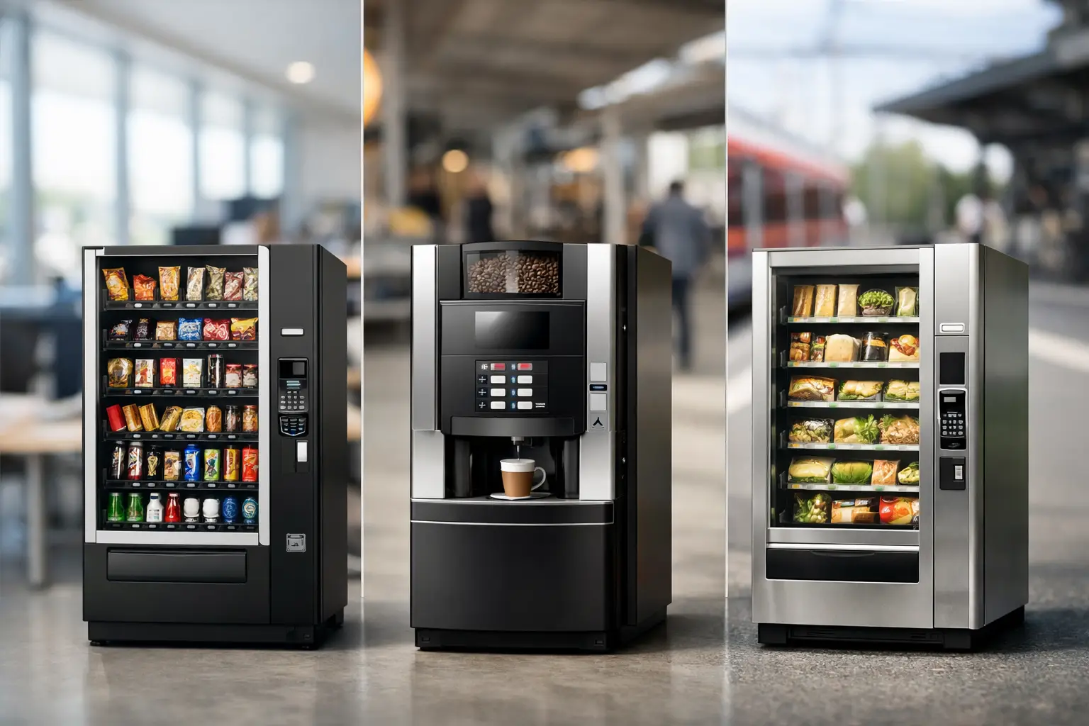 Welcher Automat passt zum Standort?