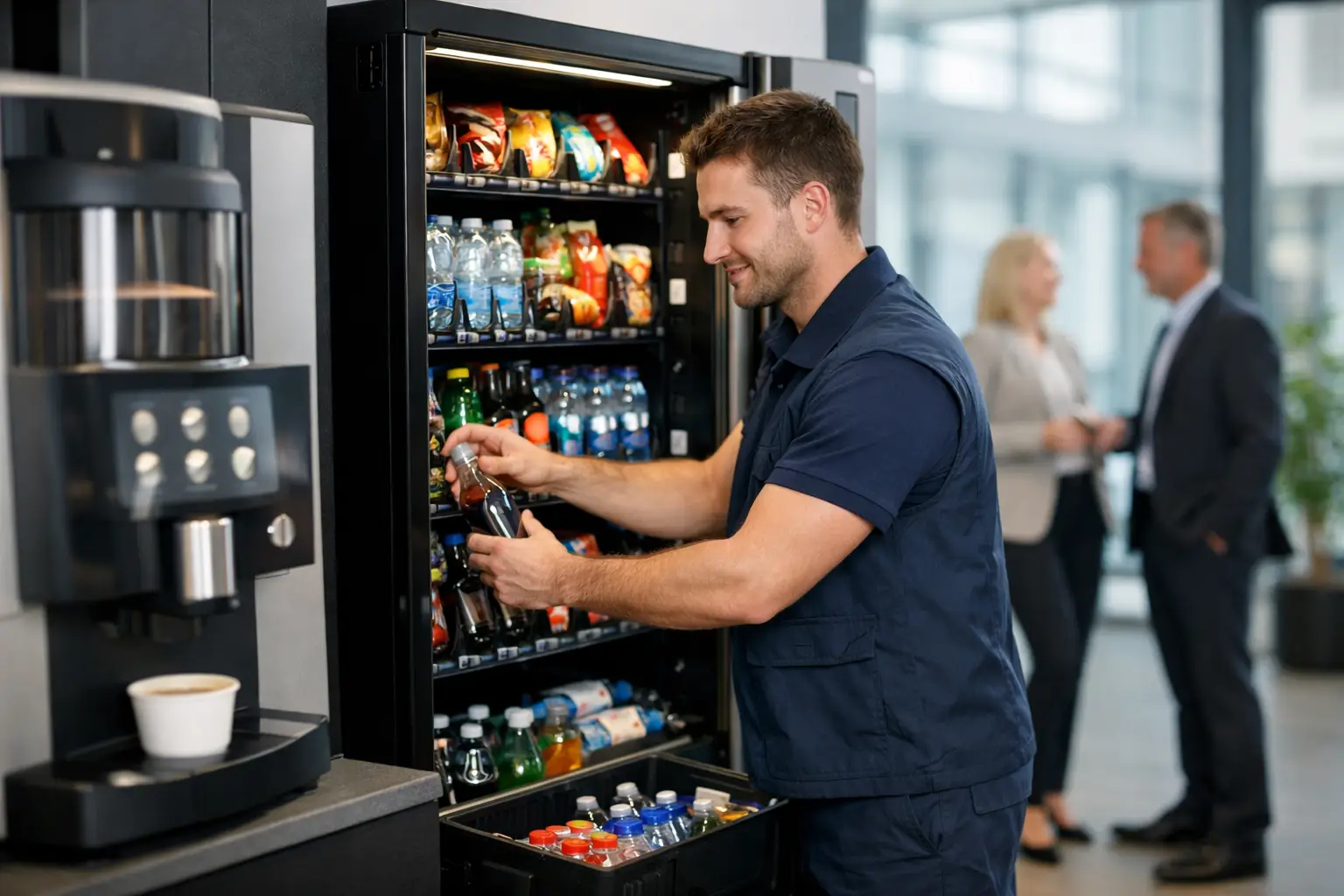Automatenservice für den Gewerbestandort