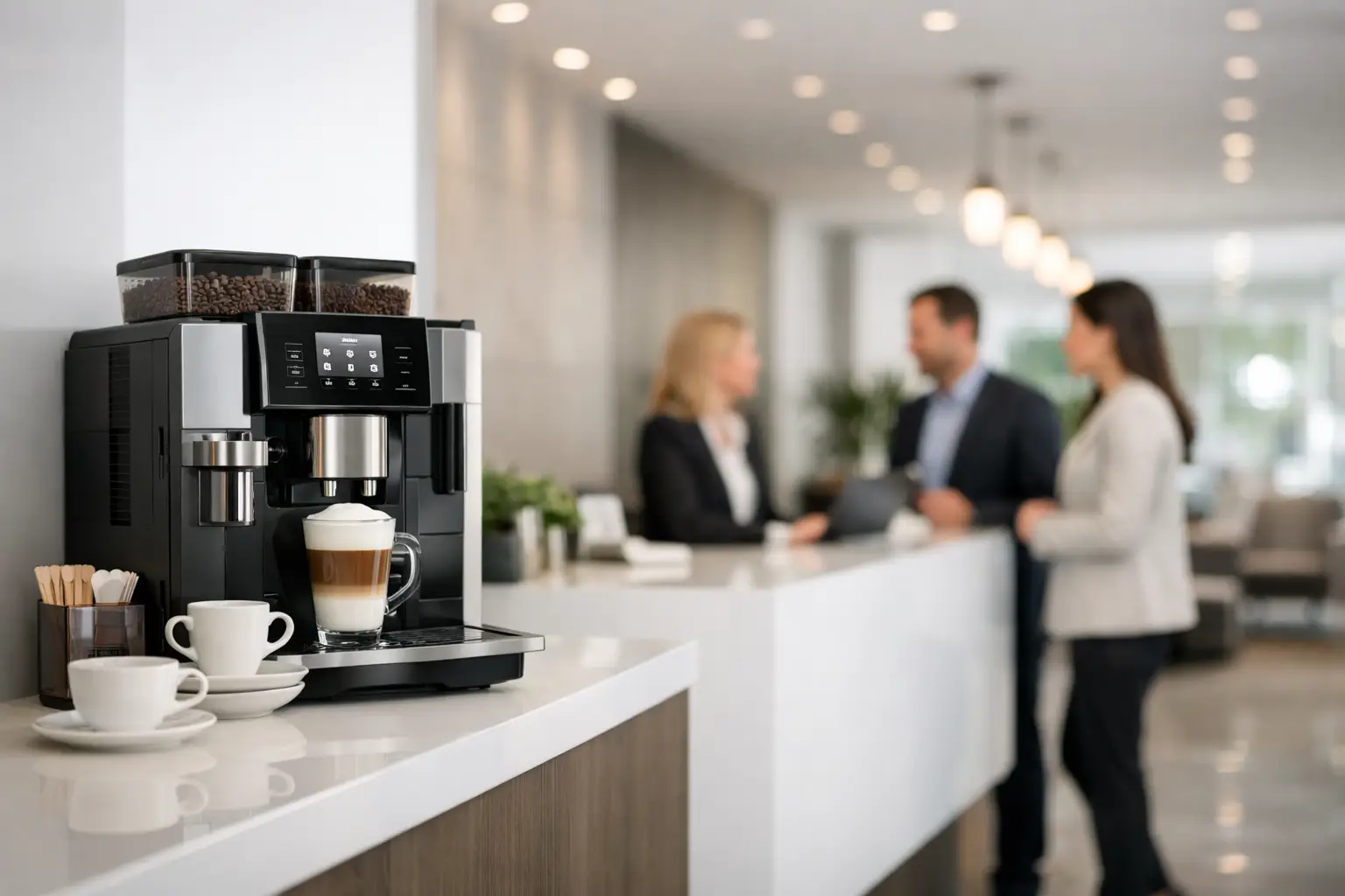 Kaffeeautomat für Empfangsbereich richtig wählen