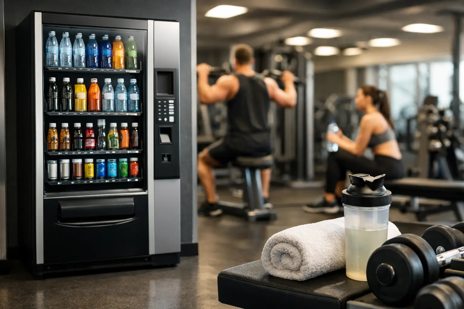 Getränkeautomat fürs Fitnessstudio richtig planen
