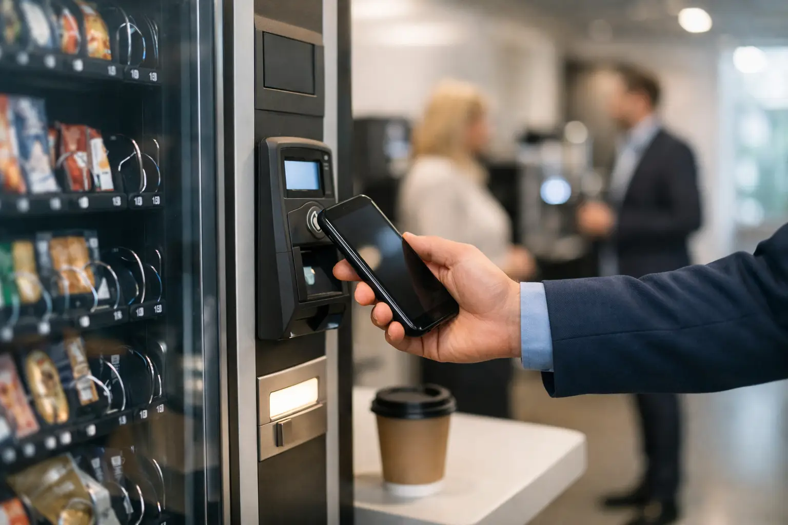 Zukunft bargeldloser Automaten im Betrieb