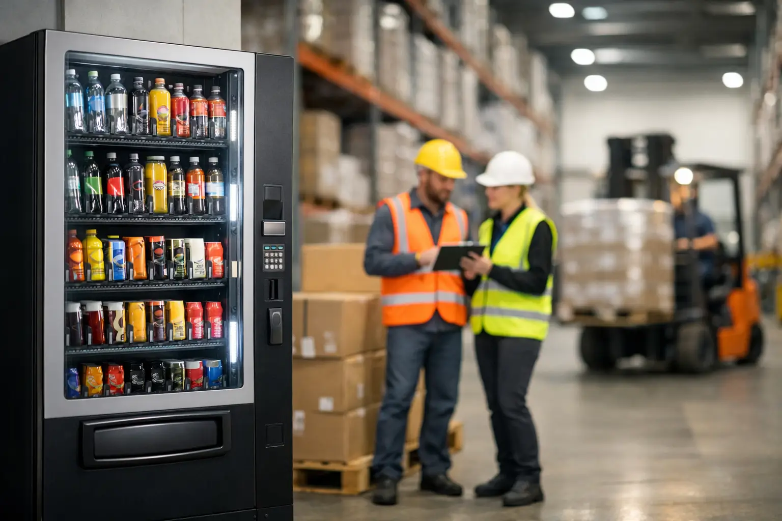 Getränkeautomat fürs Logistikzentrum sinnvoll planen