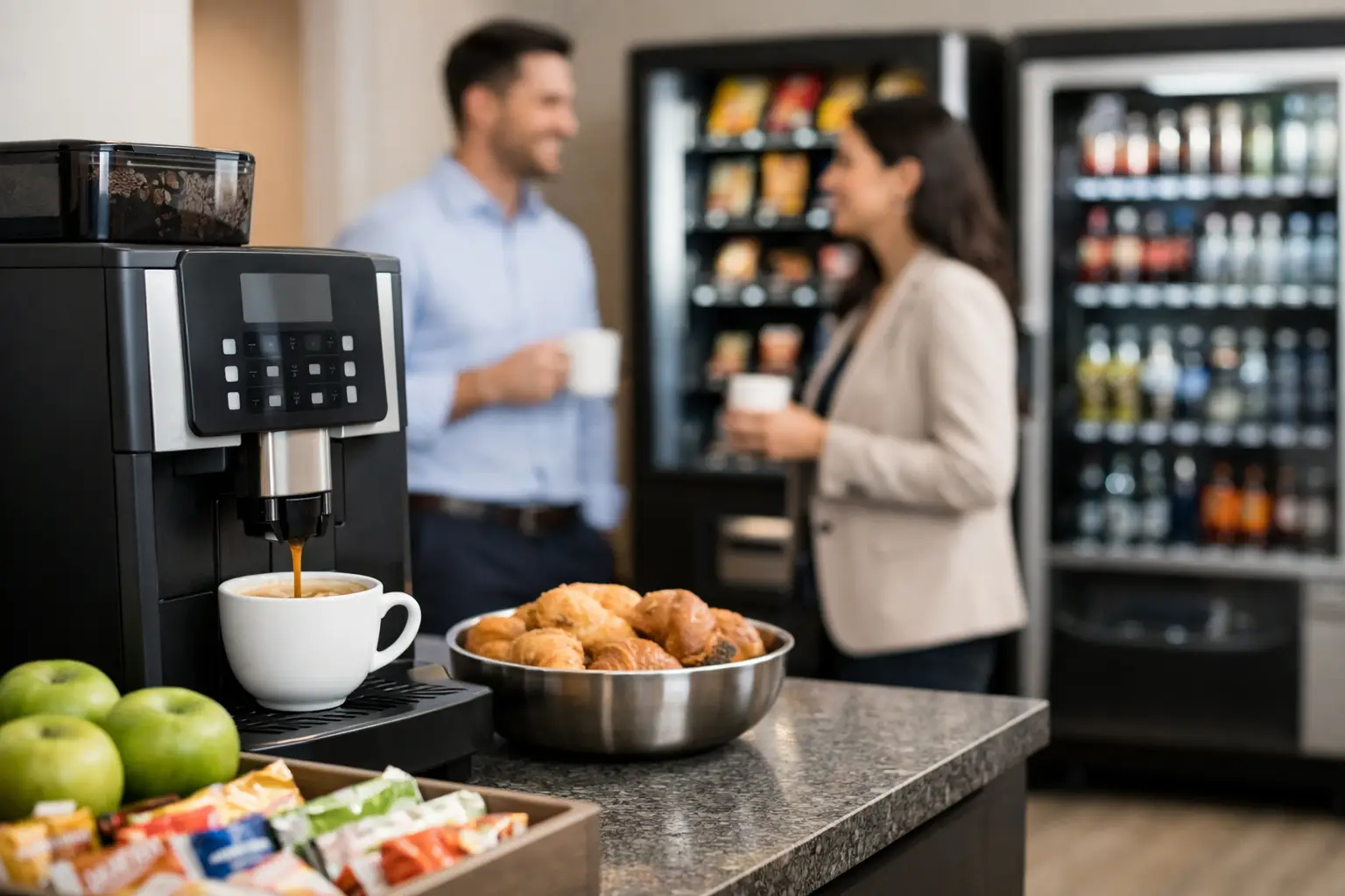 Outsourced Breakroom Service Benefits für Betriebe