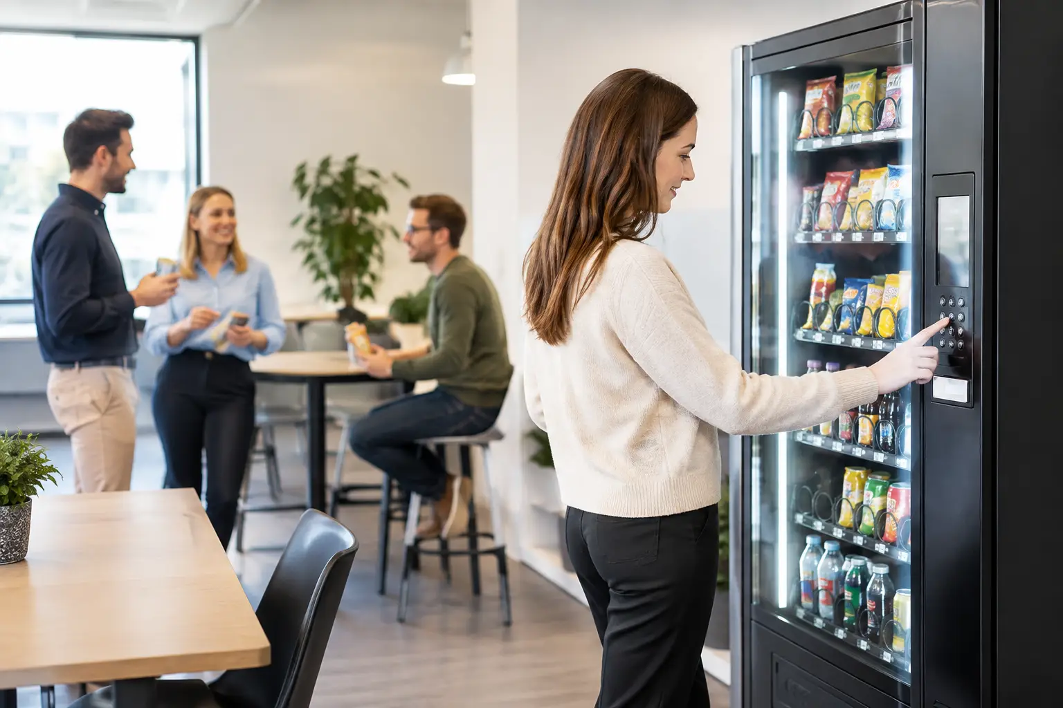 Pausenverkauf Snackautomat Vergleich für Betriebe